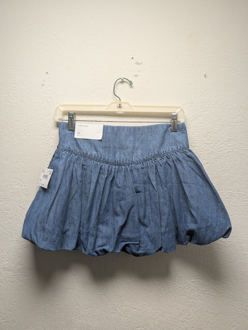 NWT American Eagle Womens Size 000 26" Denim Side Button Bubble Skort Mini - Picture 7 of 15
